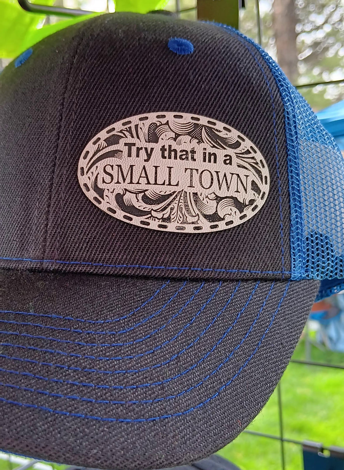 Try that is a small town hat